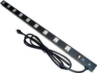 36" 9 Outlet Metal Power Strip