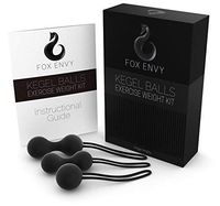 Foxy Envy Kegel Exercise Weight Set for Women, Strengthens Vaginal Pelvic Floor Muscles & Supports Bladder Control