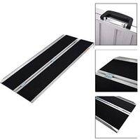 Indoor/Outdoor Threshold Wheelchair Mobility Walker Casters Entry Plate Ramp Handicap Mini Van Scooter | 72x29 Inch