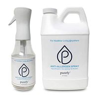 PUREFY Anti-Allergen Spray - (24oz+68 oz) Hypoallergenic. Eliminate Allergens and Odor. Baby Safe. Unscented. No Residue. Asthma & Allergy Safe for Babies and Pets. Allergen Reducer Spray for Health!