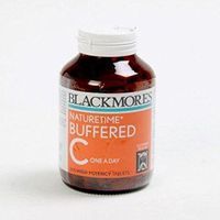 New Blackmores Vitamins Buffered C 500mg. 200 Tablets. [Get Free New Herbal lozenges]