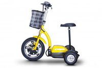 E-Wheels, EW-18 Stand n Ride Scooter 3-Wheel - Yellow