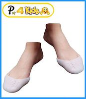 Presadee Kid’s Foot Toe Nail Shoe Protector Gel Silicone Cushion Walking Running Pain Pressure Relief (Clear 2 Pack)