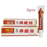 2 Pcs Hemorrhoids Cream Chinese Herbal Internal Hemorrhoids Piles Ointment&External Anal Fissure Repairment Pain Relief