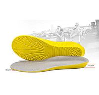Eagle Memory Foam Insoles Gel Cushioning Running Arch Support Pain Relief Insert Sport Shoe Insole Pad (M (6~9 US Standard) for Women)