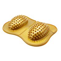 Foot Massager for Plantar Fasciitis,Heel & Foot Arch Pain Massager Relief. Stress and Relaxation, Concave Point Design Reflexology Acupressure Tools for Feet (Golden)