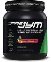 Pre Jym Pre Workout Powder - Bcaas, Creatine Hci, Citrulline Malate, Beta-Alanine, Betaine, More | JYM Supplement Science | Pineapple Strawberry Flavor, 30 Servings