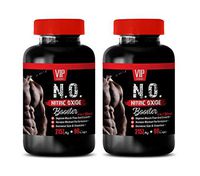 Muscle Mass Supplements for Men - N.O. - Nitric Oxide Booster - Nitric Oxide Complex - 2 Bottles 180 Capsules