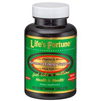 Life's Fortune Multivitamin & Mineral 60 Tablets, All Natural Energy Source Supplying Whole Food Concentrates, Antioxidants, Amino Acids, Enzymes, Trace Minerals & All Daily Essential Vitamins