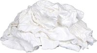 Box of Reclaimed White Cotton Rags (25) Lbs.