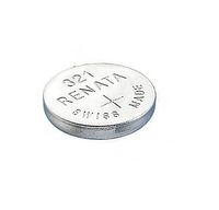 One (1) X Renata 321 Sr616Sw Sb-Af Silver Oxide Watch Battery 1.55V Blister Packed