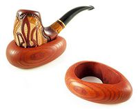 Ash-Tree Wooden Pipe Stand-Showcase" SAIL", NEW Rack Holder for Tobacco Pipe, Smoking Pipes. New Handcrafted Pipe Stand