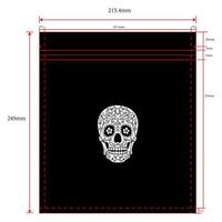 Smell Proof Bags - Matte Black Mylar Bags Stand Up Bags by Space Seal - Odorless Smell Proof Bag Resealable Baggies (8.4''x9.8'')