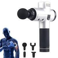 Aksop Handheld Personal Muscle Massage Gun, Deep Tissue Massager, Powerful Cordless Percussion Massage Gun, Portable Massage Device with 4 Massage Heads,Featuring Quiet Glide Technology