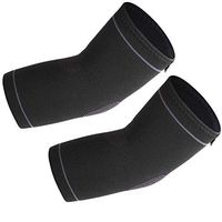 Protle Elbow Brace Compression Support Sleeve (Pair)–Pain Relief & Inflammation from Tendonitis, Tennis, Golf Elbow, Arthritis. Provide Protection for Workout, Weightlifting, Tennis