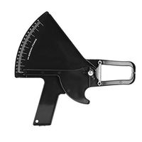 Body Fat Caliper,Accurate Measure Measurement Tool Accessory,High precision,long-term use,suitable for the gym (Black)