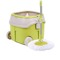 Marceooselm Mop and Bucket Sets，Hand-washed mop stainless steel handle, single bucket mop, detachable design - easy to store