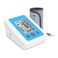 NACHEN Sphygmomanometer Arm Intelligent Voice USB Charging Blood Pressure Monitor with Large Screen Display,Blue,130x96x63mm