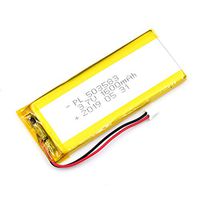 AKZYTUE 3.7V 1600mAh 503583 Lipo Battery Rechargeable Lithium Polymer ion Battery Pack with JST Connector