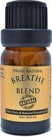 Breathe Essential Oil Blend 10ml - Natural Pure Undiluted Therapeutic Grade for Aromatherapy, Scents & Diffuser - Sinus Relief, Congestion, Cold, Cough, Headache, Respiratory Problems