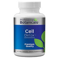 Professional Botanicals Cell Detox Vegan Cell Cleansing & Detoxification Supplement - 60 Veg Capsules