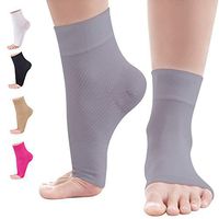 Kemford Ankle Compression Sleeve - Foot Brace for Arch Support - Heel Pain Relief for Women & Men
