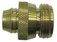 Hose Connector, Male, Brass, 100 psi