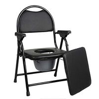 Zhong Toilet Seat, Old Man, Folding Toilet, Pregnant Woman, Disabled Toilet Seat, Toilet Stool - Black Color