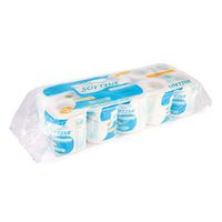 Hankyky 10 Rolls Household Multifold Toilet Paper - Professional Series Premium 3-Ply Standard Rolls for Business Home - 100% Recycled Fiber Bulk Toilet Paper,White