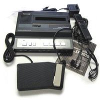 Olympus Pearlcorder Transcriber Transcription Machine Microcassette T1010