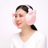 Myzixuan Winter Lady Plush Thickened Warm Ear Warm Fashion Folding Plus Velvet Ear Cover Ear Warm Outdoor ski Accessories Gift