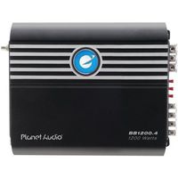 Planet Audio BB1200.4 Big Bang 3 1200-Watt Full Range Class D 2 to 8 Ohm Stable 4 Channel Amplifier