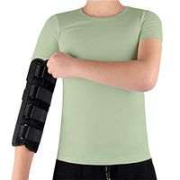 Elbow Brace Splint Cubital Tunnel Ulnar Nerve Brace Tennis Elbow Immobilizer Sleeping Night Splint Arm Support for Tendonitis Adult Stabilizer Radial Nerve Splint Arm Restraints Wrap (L)