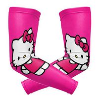 Rose Red Hello Kitty Arm Sleeve - UV Protection Cooling Compression Sun Sleeves for Men & Women for Running, Cycling,Baseball, Basketball, Golf