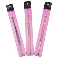 Kul-Kul - 1Pcs Stainless Steel Cleaner Ear Pick Care Tool Ear Pick Wax Remover Toiletry Kits 12.5cm