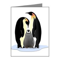 Note Cards (20 Pack) Emperor Penguin Family Huddled Together