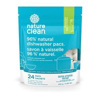 Nature Clean Automatic Dishwasher Pacs, Unscented, 24 count.