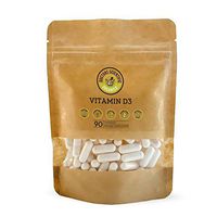 DSO Vitamin D3 5,000 IU - Bone Health, Cardiovascular Health, Teeth & Immune Support - Active Vitamin D Supplement - Non-GMO - Gluten Free - Bio-Friendly Pack - Made in USA - 90ct