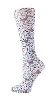 Cutieful Compression Socks Knit Wide Calf 10-18mm/HG (Nurse Bears)