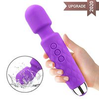 Electric Wand Massager, Bolly Cordless Waterproof Rechargeable Powerful Massager with Multi Speed for Therapeutic Muscle Aches and Sports Recovery