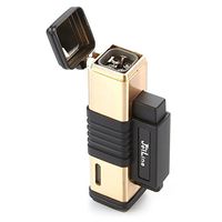 JetLine New York QUAD Flame Torch Cigar Lighter Copper