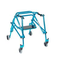 Wenzelite Nimbo Rehab Lightweight Posterior Posture Walker with Seat, Cornflower Blue, Youth