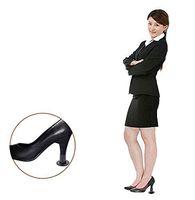 Flyusa 10 Pairs High Heel Protectors for Shoes - Perfect for Weddings and Outdoor Events,Walk Safely on the Grass and Mud,Clear,Size M