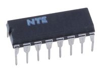 NTE Electronics NTE1624 Integrated Circuit, AM/FM Radio Circuit with Power Amp, 11V, 16-Lead DIP