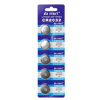 FLYCHENGi 5PCS Button Cell Coin Battery 3V Lithium Li-ion Batteries CR2032 BR2032 DL2032 ECR2032 for Watch LED Light Computer Electronic Toy Remote
