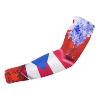 Sincerity First Love Puerto Rico Flag UV Protection Cooling Arm Sleeves for Sports Golf Men Women