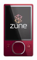 Zune 120 GB Video MP3 Player (Red) (Discontinued by Manufacturer)