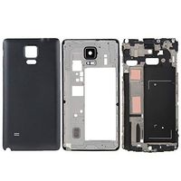 Phone case phone cover Full Housing Cover (Front Housing LCD Frame Bezel Plate + Middle Frame Bezel Back Plate Housing Camera Lens Panel + Battery Back Cover ) for Galaxy Note 4 / N910F(Black) Stylish