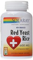 Solaray Red Yeast Rice, 600 mg, 120 Count
