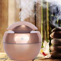 7 Color Air Aroma Humidifier Essential Oil Diffuser LED Ultrasonic Aromatherapy Ball Humidifier with Aroma Lamp Essential Oil Ultrasonic Electric Aroma Diffuser Mini USB Air Humidifier Fogger